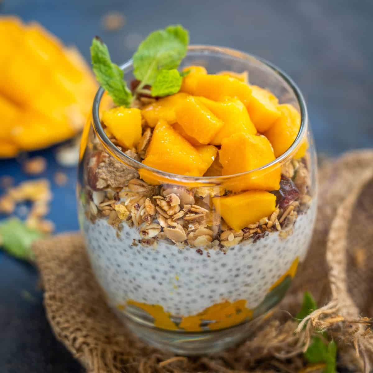 Chia Pudding with Mango- A Modern Diwali Treat Chia Pudding with Mango- A Modern Diwali Treat