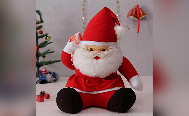 A Cute Christmas Soft Toy A Cute Christmas Soft Toy