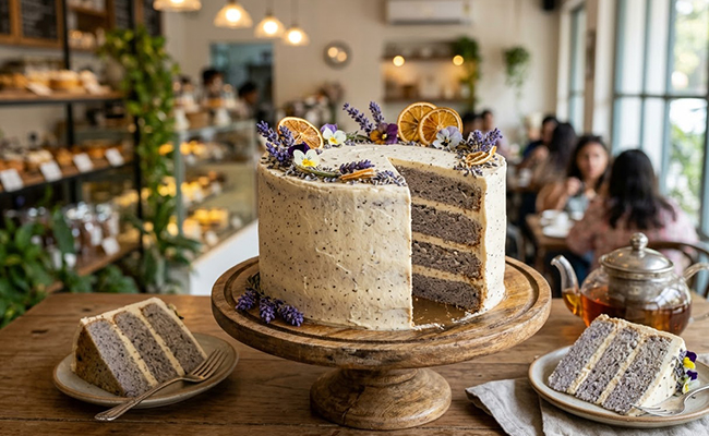 Earl Grey Lavender Cakes
