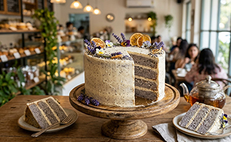 Earl Grey Lavender Cakes