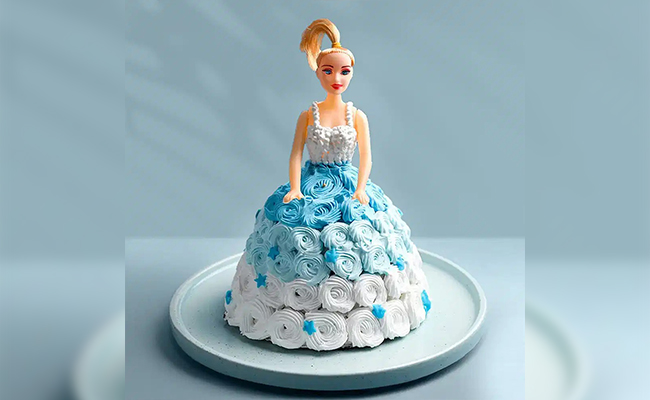 Barbie Doll Cake