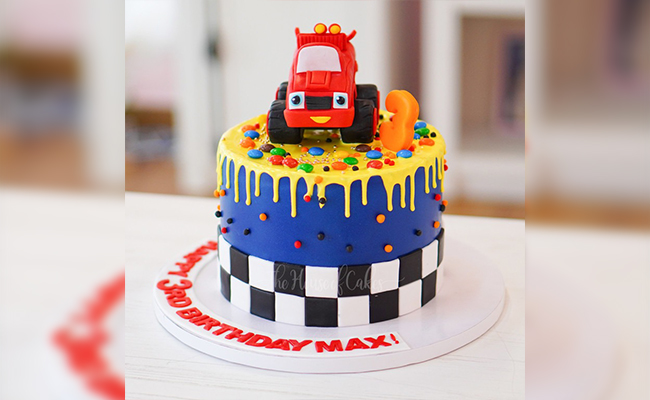 Car or Truck Theme Cake