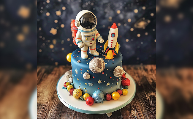 Space Adventure Cake