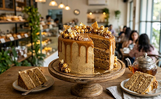 Miso Caramel Cakes