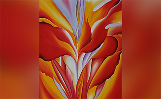 Georgia O’Keeffe’s Red Canna