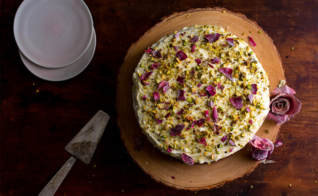 Rose & Cardamom Cakes