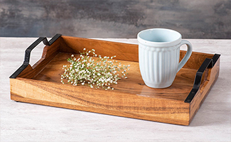 Handcrafted Wooden Tea Tray