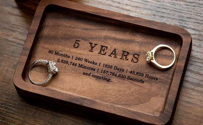 Traditional 5th Anniversary Gifts