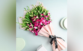 Purple Orchid Bouquet