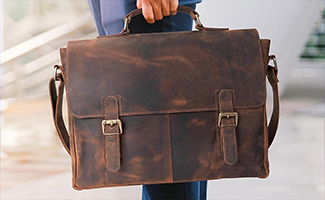 Leather Messenger Bag