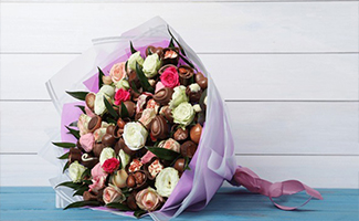 Chocolate and Flower Bouquets