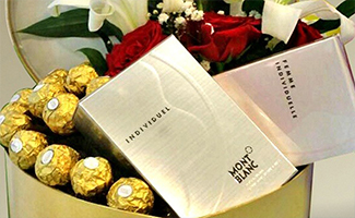 Chocolates Bouquet and Perfume