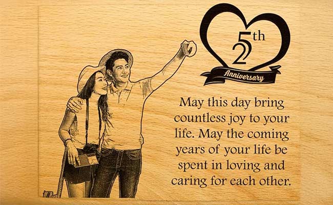 Custom Engraved Wooden Photo Frame