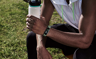 Fitness Tracker and Water Bottle