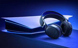 Gaming Console and Headphones