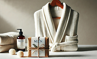 Handmade Soap and Bathrobe