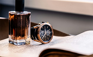 Perfume and Wristwatch