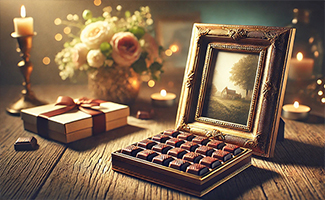 Personalized Photo Frame and Chocolate Box