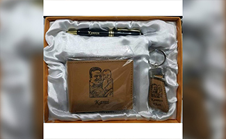 Personalized Wallet and Keychain