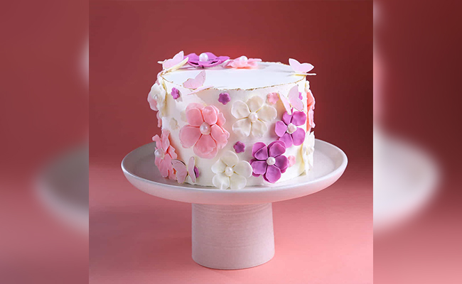 Floral Theme Cake