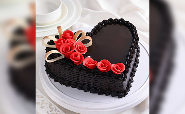 Heart-Shaped Cake