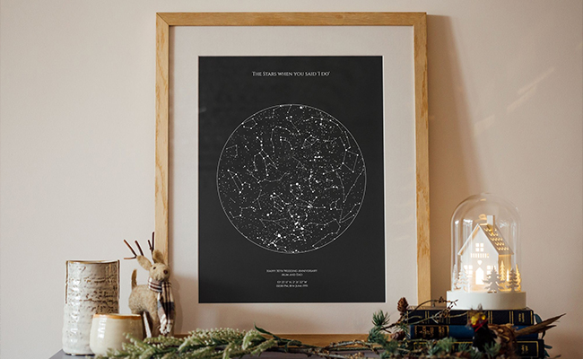 Custom Star Map Gift
