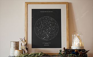 Custom Star Map Gift Custom Star Map Gift