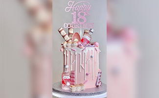 Pretty in Pink Ombre Cake