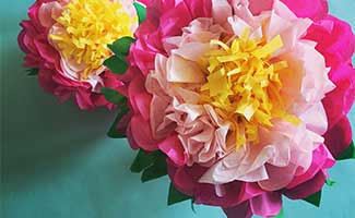 Tissue Paper Flower