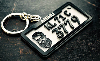 Customised keychain as christmas gifts