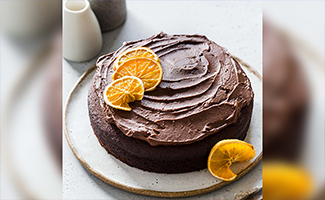 Dark Chocolate & Orange Cake