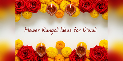 Flower Rangoli Ideas