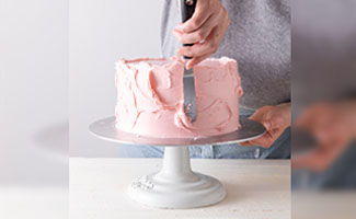 frost the cake