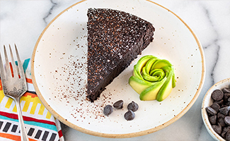 Healthy Avocado Chocolate Cake