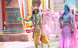 The Raasleela of Radha and Krishna
