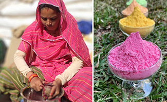 Support Local Artisans Selling Organic Holi colors