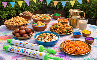 Holi celebration idea