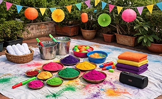 Holi celebration idea