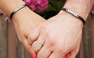 Matching Bracelets or Keychains