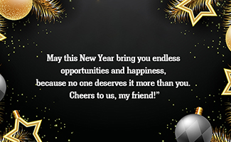 heart touching New Year wishes for best friends