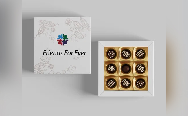 A customized chocolate A customized chocolate