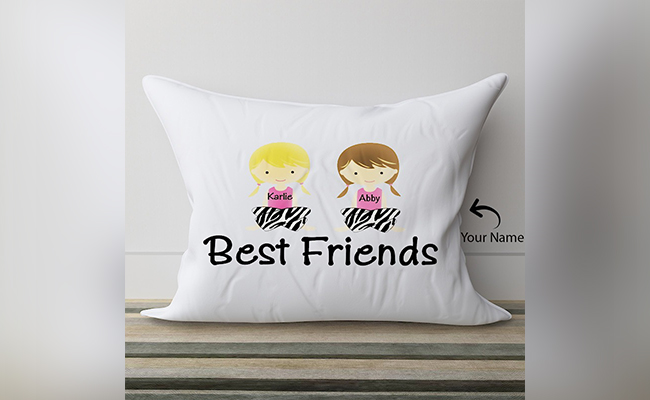 A Personalised Mug A personalised cushion