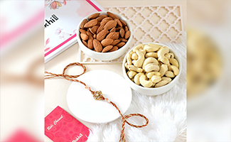 Rakhi with Dry Fruits