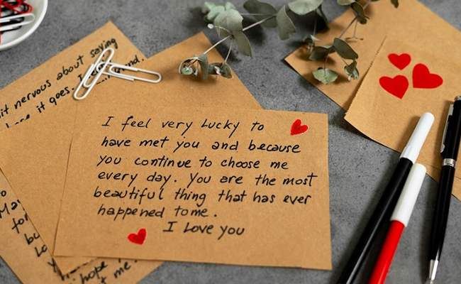 Handwritten Letters and Time-Intensive Gifts