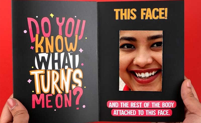 Romantic Valentine Mirror Card